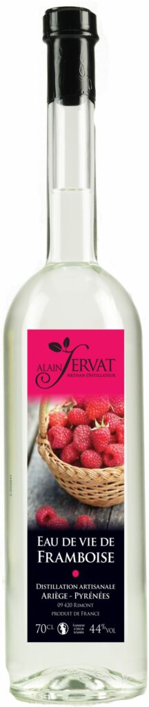 Eau de vie de Framboise d'Alain Servat